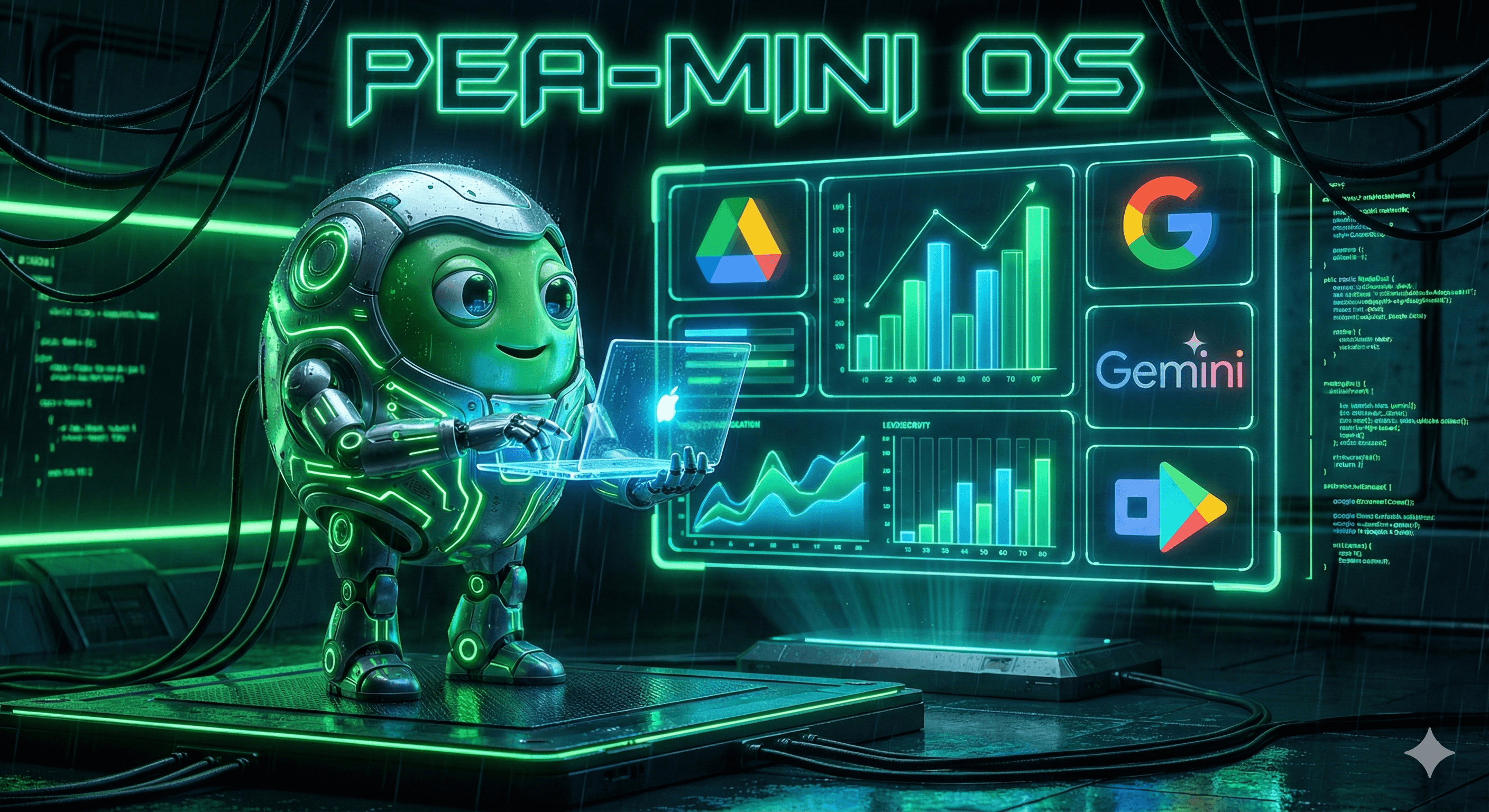 Pea-mini OS Interface